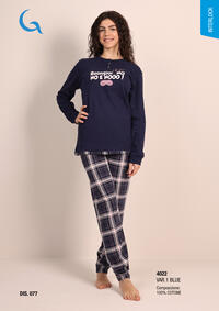 PIGIAMA RAGAZA M/L 4022 Tellini S.r.l. Wholesale Clothing